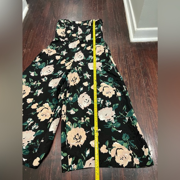 NWT Club Monaco Silk and Wool Floral wide leg Jumpsuit - Picture 7 of 12
